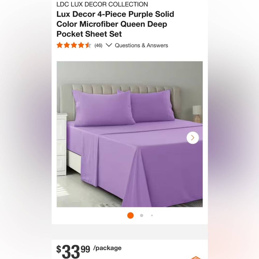 Lux Decor Collection brings an amazing choice in the bedding.